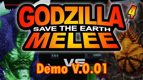 godzilla save the earth melee demo